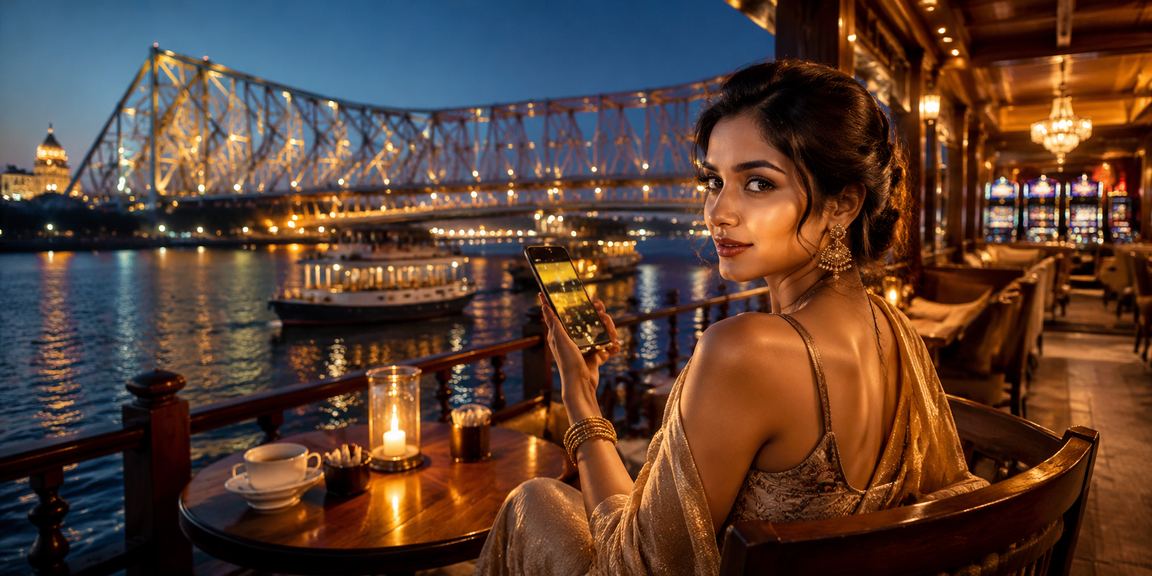 Teen Patti players engaged in lively game on mobile device in Kolkata